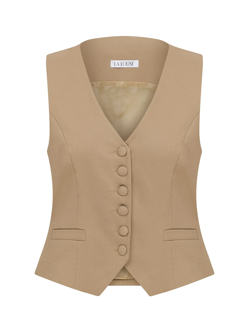 MILAN CAMEL VEST