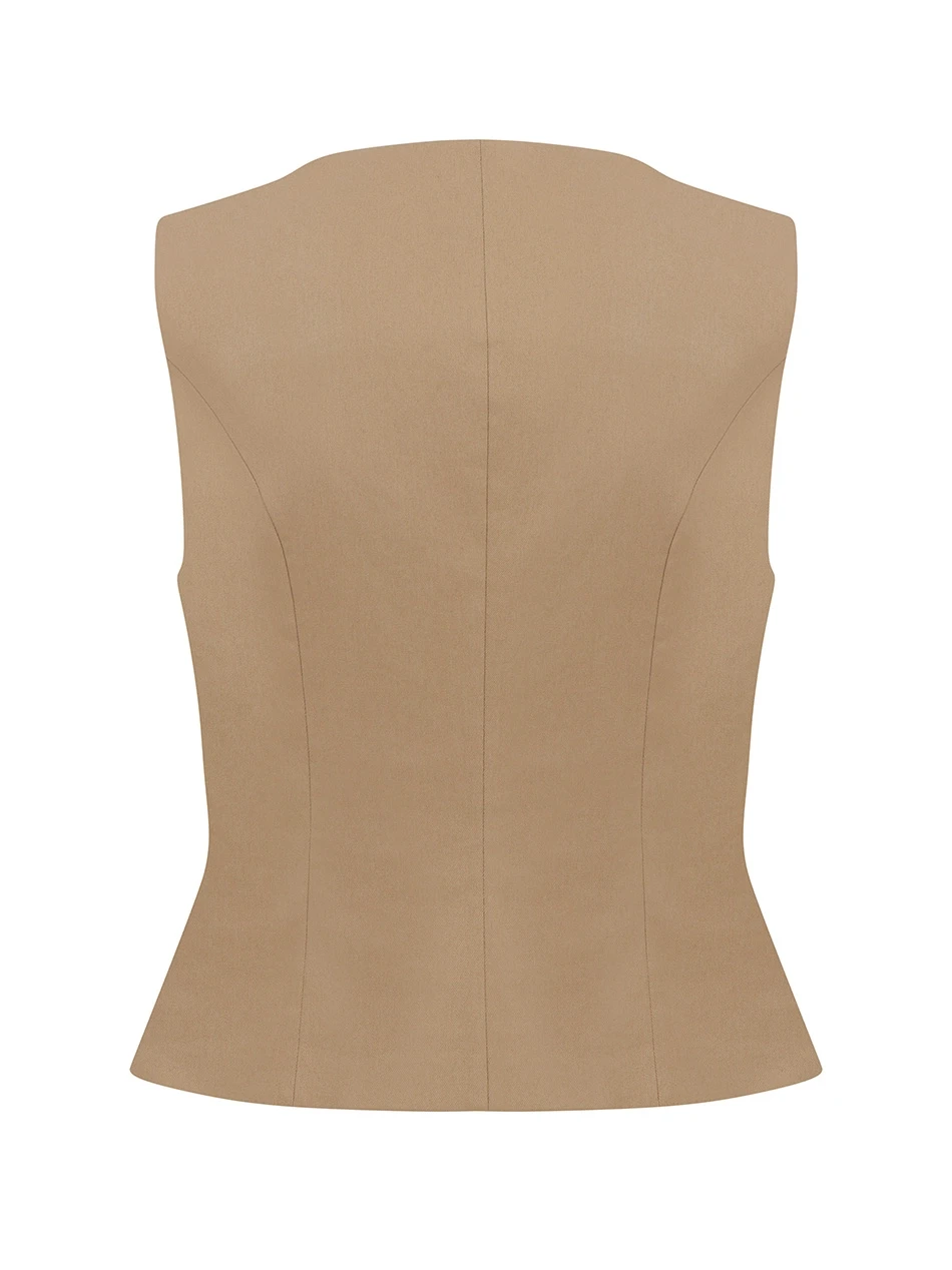 MILAN CAMEL VEST