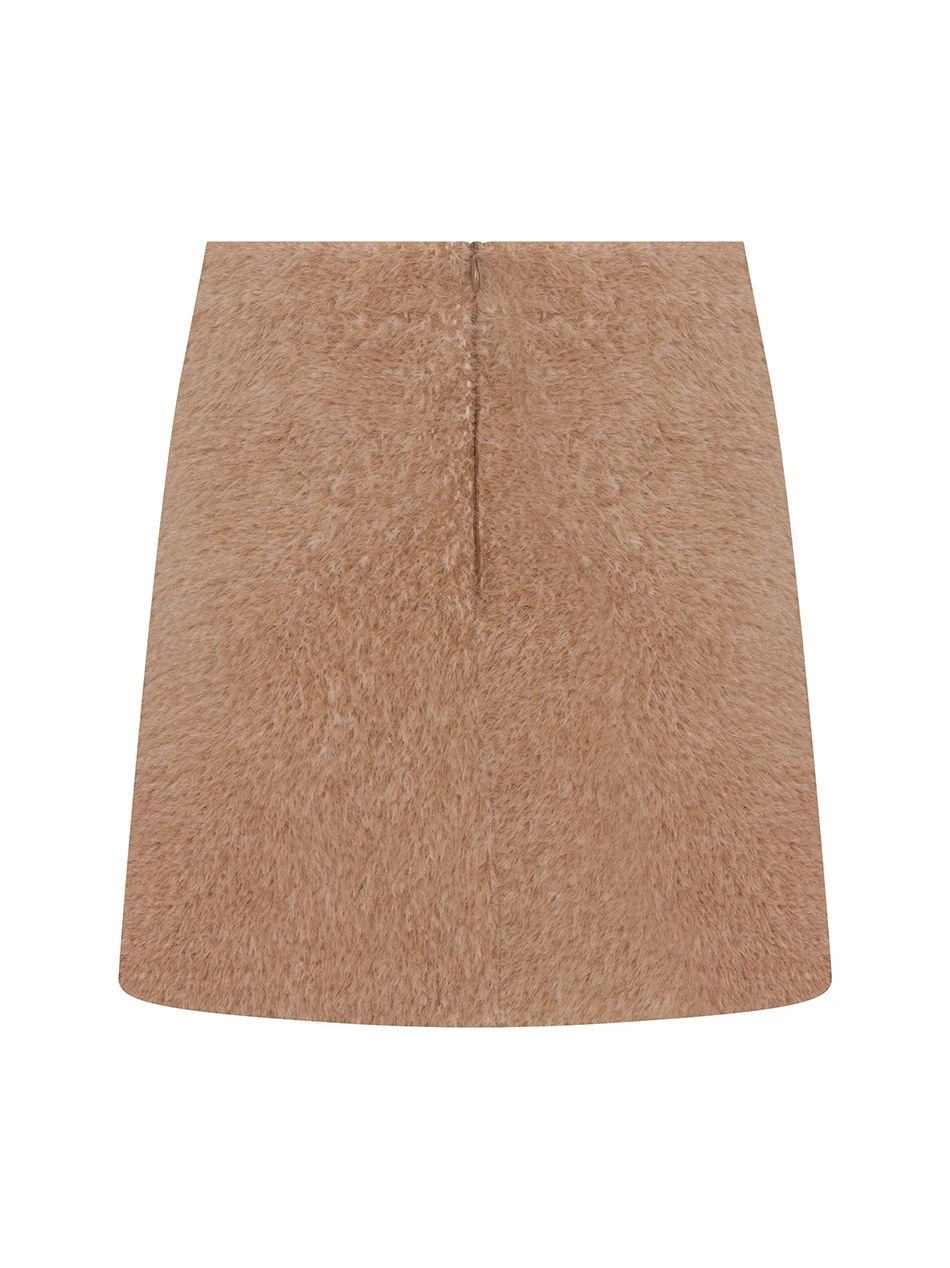 NOVA CAMEL MINI SKIRT