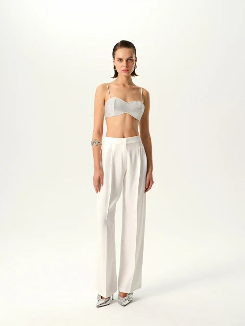 DIANA HIGH WAIST WHITE PANT
